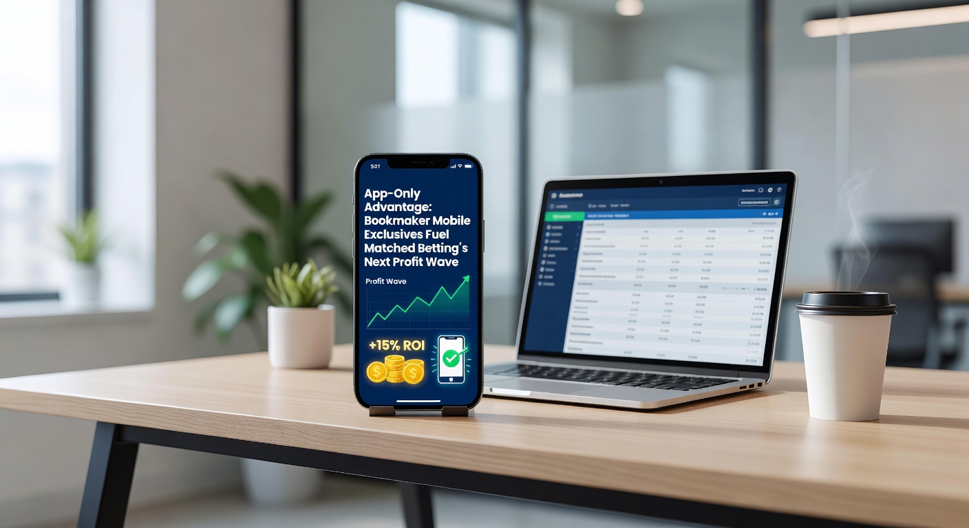 Close-up of a mobile betting app interface showcasing an exclusive enhanced odds offer on a Premier League match, with push notification icons emphasizing time-limited mobile perks