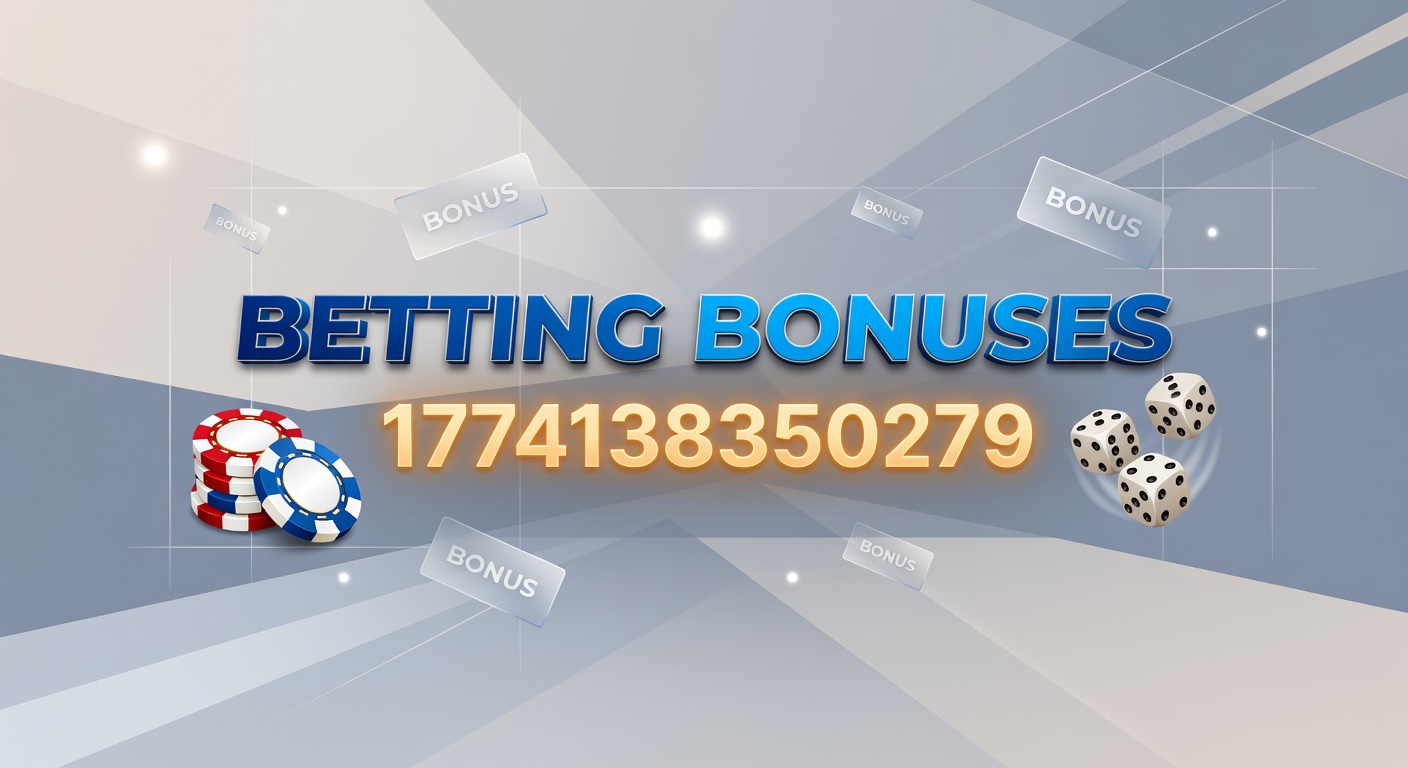 Vibrant display of various betting bonus promotions on mobile screens, highlighting free bets and deposit matches across international bookmakers