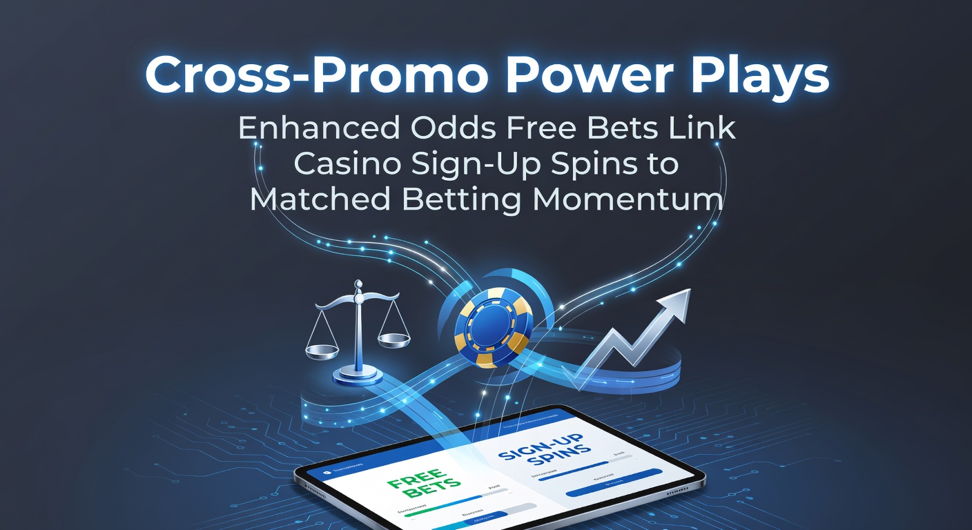 Visual representation of interconnected casino spins and enhanced odds promotions fueling matched betting strategies