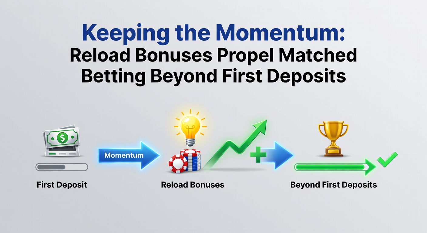 Chart illustrating profit accumulation from sequential reload bonuses in matched betting, with peaks during major sports seasons