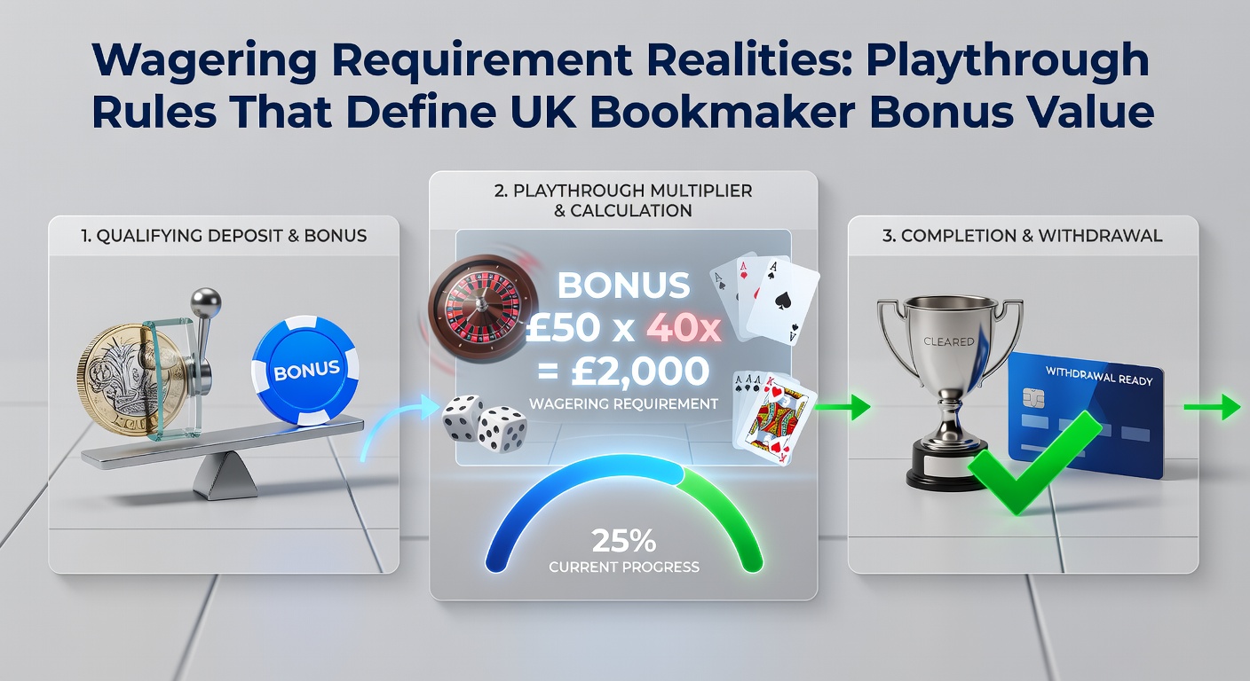 Close-up of a calculator displaying wagering multiples next to a UK bookmaker app on a smartphone, illustrating bonus playthrough calculations
